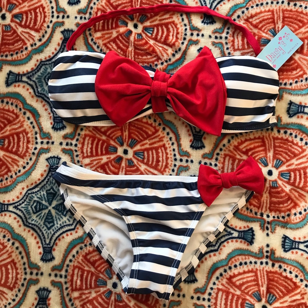 Bow Bikini Set Size Small